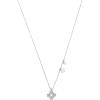 C.Paravano Necklaces for Women | Jewelry | Necklace | 18K Necklace for Women | Jewelry for Women | Chain Necklace | Pendant Necklace for Women | Necklaces for Her | Gemstone Necklace(F77-White)