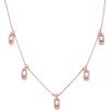 C.Paravano Necklaces for Women | Jewelry | Necklace | 18K Necklace for Women | Jewelry for Women | Chain Necklace | Pendant Necklace for Women | Necklaces for Her | Gemstone Necklace(F89-RoseGold)