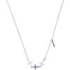 C.Paravano Necklaces for Women | Jewelry | Necklace | 18K Necklace for Women | Jewelry for Women | Chain Necklace | Pendant Necklace for Women | Necklaces for Her | Gemstone Necklace(F76-Blue)