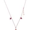C.Paravano Necklaces for Women | Jewelry | Necklace | 18K Necklace for Women | Jewelry for Women | Chain Necklace | Pendant Necklace for Women | Necklaces for Her | Gemstone Necklace(F68-Red)
