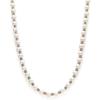 C.Paravano Pearl Necklaces for Women Pearl Choker Necklace 18K Gold Plated Chain Necklace Necklaces Pearl Real Pearl Necklace Long Pearl Necklace Pearl Necklace(F-27)