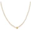 C.Paravano Pearl Necklaces for Women Pearl Choker Necklace 18K Gold Plated Chain Necklace Necklaces Pearl Real Pearl Necklace Long Pearl Necklace Pearl Necklace(F-29)