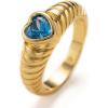C.Paravano Rings for Women Womens Rings Size 6 7 8 Gold Plated Rings Fashion Rings for Women Statement Rings for Women Stackable Rings for Women(RING_15)
