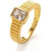 C.Paravano Rings for Women Womens Rings Size 6 7 8 Gold Plated Rings Fashion Rings for Women Statement Rings for Women Stackable Rings for Women(RING_18)