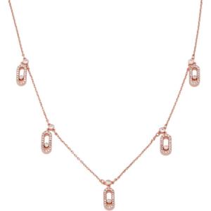 C.Paravano Necklaces for Women | Jewelry | Necklace | 18K Necklace for Women | Jewelry for Women | Chain Necklace | Pendant Necklace for Women | Necklaces for Her | Gemstone Necklace(F89-RoseGold)