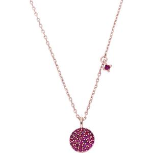 C.Paravano Necklaces for Women | Jewelry | Necklace | 18K Necklace for Women | Jewelry for Women | Chain Necklace | Pendant Necklace for Women | Necklaces for Her | Gemstone Necklace(F74-Red)