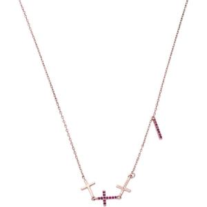 C.Paravano Necklaces for Women | Jewelry | Necklace | 18K Necklace for Women | Jewelry for Women | Chain Necklace | Pendant Necklace for Women | Necklaces for Her | Gemstone Necklace(F75-Red)