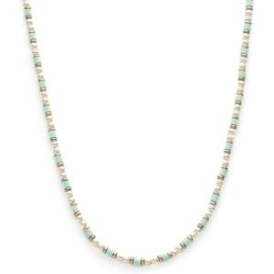 C.Paravano Pearl Necklaces for Women Pearl Choker Necklace 18K Gold Plated Chain Necklace Necklaces Pearl Real Pearl Necklace Long Pearl Necklace Pearl Necklace(NECKLACE-F26)