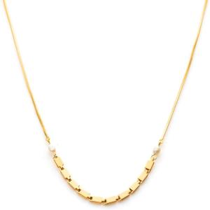C.Paravano Pearl Necklaces for Women Pearl Choker Necklace 18K Gold Plated Chain Necklace Necklaces Pearl Real Pearl Necklace Long Pearl Necklace Pearl Necklace(F9)