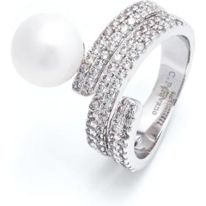 C.Paravano Rings for Women Womens Rings Size 6 7 8 Gold Plated Rings Fashion Rings for Women Statement Rings for Women Stackable Rings for Women(RING_12)