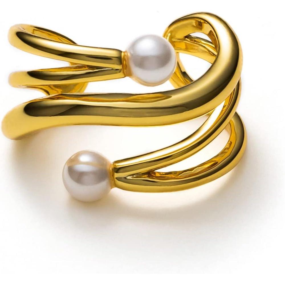 imageCParavano Ear Cuffs for Women Gold Cuff Earrings Earring cuffs for women sterling silver Earring Cuffs for Women Non PiercedEARRING58GOLD