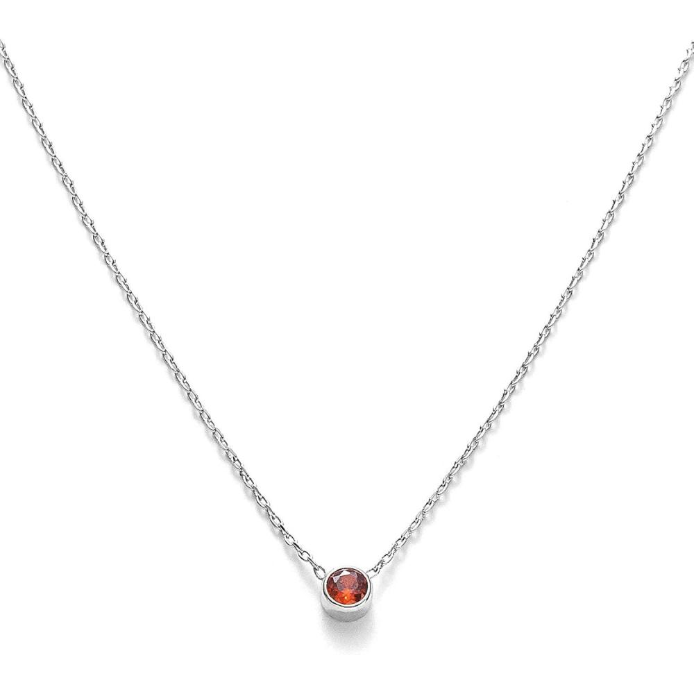 imageCParavano Mothers Day Gifts Necklaces for Women Necklaces for Women Gemstone Pendant Necklace for Women Necklaces for Women Gold 18kF11White Ruby
