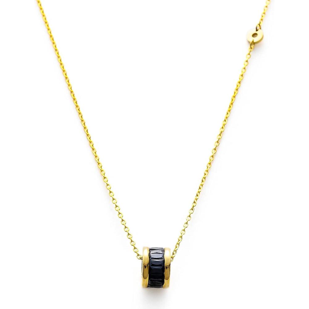 imageCParavano Mothers Day Gifts Necklaces for Women Necklaces for Women Gemstone Pendant Necklace for Women Necklaces for Women Gold 18kF47Black