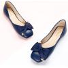 C.Paravano Ballet Flats | Flats Women | Dress Shoes for Women | Square Toe Flats | Flats Shoes Women | Black Flats(Size 5.5,Navy)