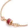 C.Paravano Bracelet for Women 18k Gold Plated Jewelry for Women Gold Plated Bracelets for Women Charm Bracelets Bracelets for Best Friends Adjustable Bracelets Boho Bracelets(F16-Red)