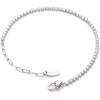 C.Paravano Bracelet for Women 18k Gold Plated Jewelry for Women Gold Plated Bracelets for Women Charm Bracelets Bracelets for Best Friends Adjustable Bracelets Boho Bracelets(F10-Silver)