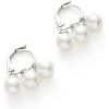 C.Paravano Dangling Earrings for Women | Huggies Earring for Women | Pearl Earrings for Women | Silver Earrings for Women | Statement Earrings | Drop Earrings for Women