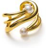 C.Paravano Ear Cuffs for Women Gold Cuff Earrings Earring cuffs for women sterling silver Earring Cuffs for Women Non Pierced(EARRING_58_GOLD)