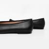 C.Paravano Genuine Leather Flats for Women | Ballet Flats | Round Toe Shoes | Dress Shoes for Women(Black)