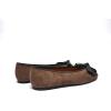 C.Paravano Genuine Leather Flats for Women | Ballet Flats | Round Toe Shoes | Dress Shoes for Women(Chestnut)