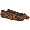 C.Paravano Genuine Leather Flats for Women | Ballet Flats | Round Toe Shoes | Dress Shoes for Women(Leopard)