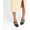 C.Paravano Mary Jane Flat | Women’s Flats | Square Toe Ballet Flats | Ballet Flats for Women | Dress Shoes Women(Black)