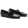 C.Paravano Mary Jane Flat | Women’s Flats | Square Toe Ballet Flats | Ballet Flats for Women | Dress Shoes Women(Black)