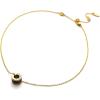C.Paravano Mothers Day Gifts | Necklaces for Women | Necklaces for Women Gemstone | Pendant Necklace for Women | Necklaces for Women Gold 18k(F47_Black)