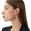 C.Paravano Pearl Earrings for Women | Hoop Earrings for Women | Drop Earrings for Women | Dangling Earrings for Women | Gold Huggies Earrings for Women