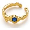 C.Paravano Rings for Women Gold 18K | Womens Adjustable Rings | Sapphire Rings Gold | 18k Gold Rings for Women Real Gold | Rings for Women | 18k Gold Rings for Women