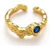 C.Paravano Rings for Women Gold 18K | Womens Adjustable Rings | Sapphire Rings Gold | 18k Gold Rings for Women Real Gold | Rings for Women | 18k Gold Rings for Women