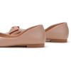 C.Paravano Women’s Flats | Genuine Leather | Women’s Ballet Flats | Square Toe Shoes | Leather Flats for Women(Brown)