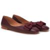 C.Paravano Women’s Flats | Genuine Leather | Women’s Ballet Flats | Square Toe Shoes | Leather Flats for Women(Wine)