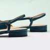 C.Paravano Women’s Pointed Toe Slingback Flats | Comfort Heeled Sandals | Slip-On Flats | Perfect for Casual, Business, Party, Date (Size 6,Blue Flat)