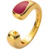 C.Paravano 18K Gold Rings for Women | Adjustable Vintage Rings | Real Gold Womens Rings