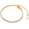 C.Paravano Bracelet for Women 18k Gold Plated Jewelry for Women Gold Plated Bracelets for Women Charm Bracelets Bracelets for Best Friends Adjustable Bracelets Boho Bracelets(F10-Gold)