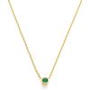 C.Paravano Mothers Day Gifts | Necklaces for Women | Necklaces for Women Gemstone | Pendant Necklace for Women | Necklaces for Women Gold 18k(F11_Gold Emerald)