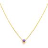 C.Paravano Mothers Day Gifts | Necklaces for Women | Necklaces for Women Gemstone | Pendant Necklace for Women | Necklaces for Women Gold 18k(F11_Gold Violet)