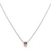 C.Paravano Mothers Day Gifts | Necklaces for Women | Necklaces for Women Gemstone | Pendant Necklace for Women | Necklaces for Women Gold 18k(F11_White Ruby)