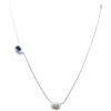 C.Paravano Mothers Day Gifts | Necklaces for Women | Necklaces for Women Gemstone | Pendant Necklace for Women | Necklaces for Women Gold 18k(F-42_GOLD_BLUE)
