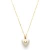 C.Paravano Necklaces for Women Jewelry Necklace Gold Plated Necklace for Women Jewelry for Women Chain Necklace Pendant Necklace for Women Necklaces for Women Heart Necklace White