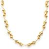 C.Paravano Necklaces for Women Simple gold necklace 18K Gold Plated Chain Necklace Necklace for friend Gold 18K Gold Plated Chain Necklace Necklace for Wedding