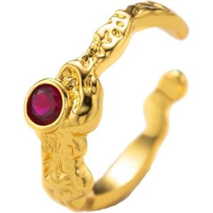 C.Paravano Gold 18K Real Gold Rings for Women – Vintage | Adjustable