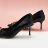 C.Paravano Women’s Pumps | Women Heels Closed Toe | Pumps Shoes Women | Chic Pointed Toe Design | Comfort Heels(Black)