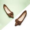 C.Paravano Women’s Pointed Toe Ballet Flats(Leopard)