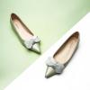 C.Paravano Women’s Pointed Toe Ballet Flats(Light Green)