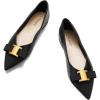 C.Paravano Flats for Women | Pointed Toe Flats | Ballet Flats | Women Shoes Dressy Comfortable(Black)