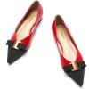 C.Paravano Flats for Women | Pointed Toe Flats | Ballet Flats | Women Shoes Dressy Comfortable(Red)