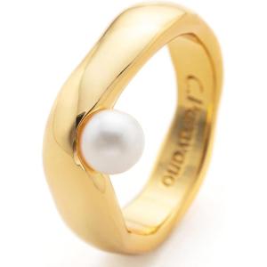 C.Paravano Rings for Women Womens Rings Size 6 7 8 Gold Plated Rings Fashion Rings for Women Statement Rings for Women Stackable Rings for Women
