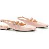 C.Paravano Slingback Flats for Women | Mary Jane Flats | Womens Sandals | Square Toe Shoes(Pink)